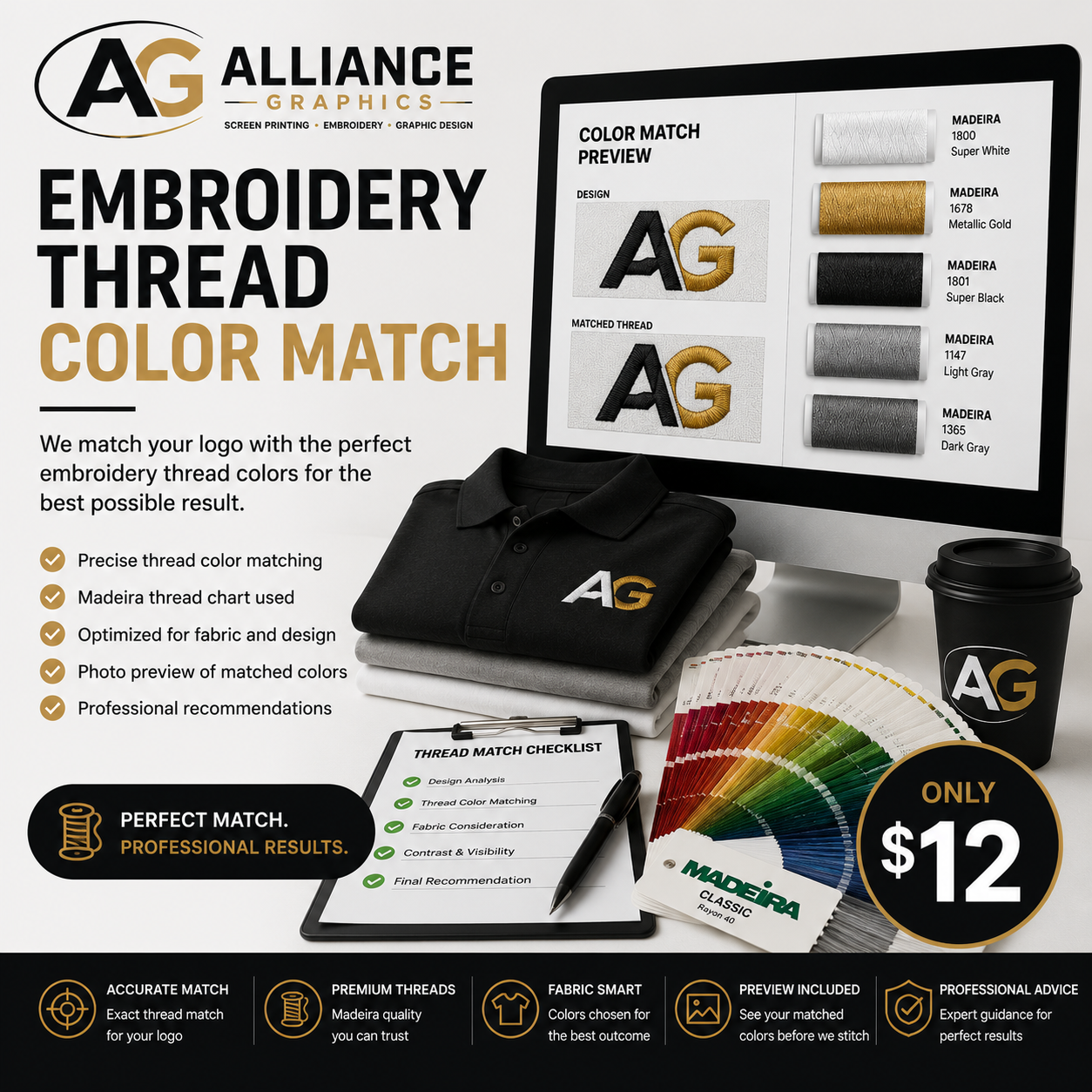 Embroidery Thread Color Match