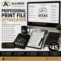 Professional Print File Optimization