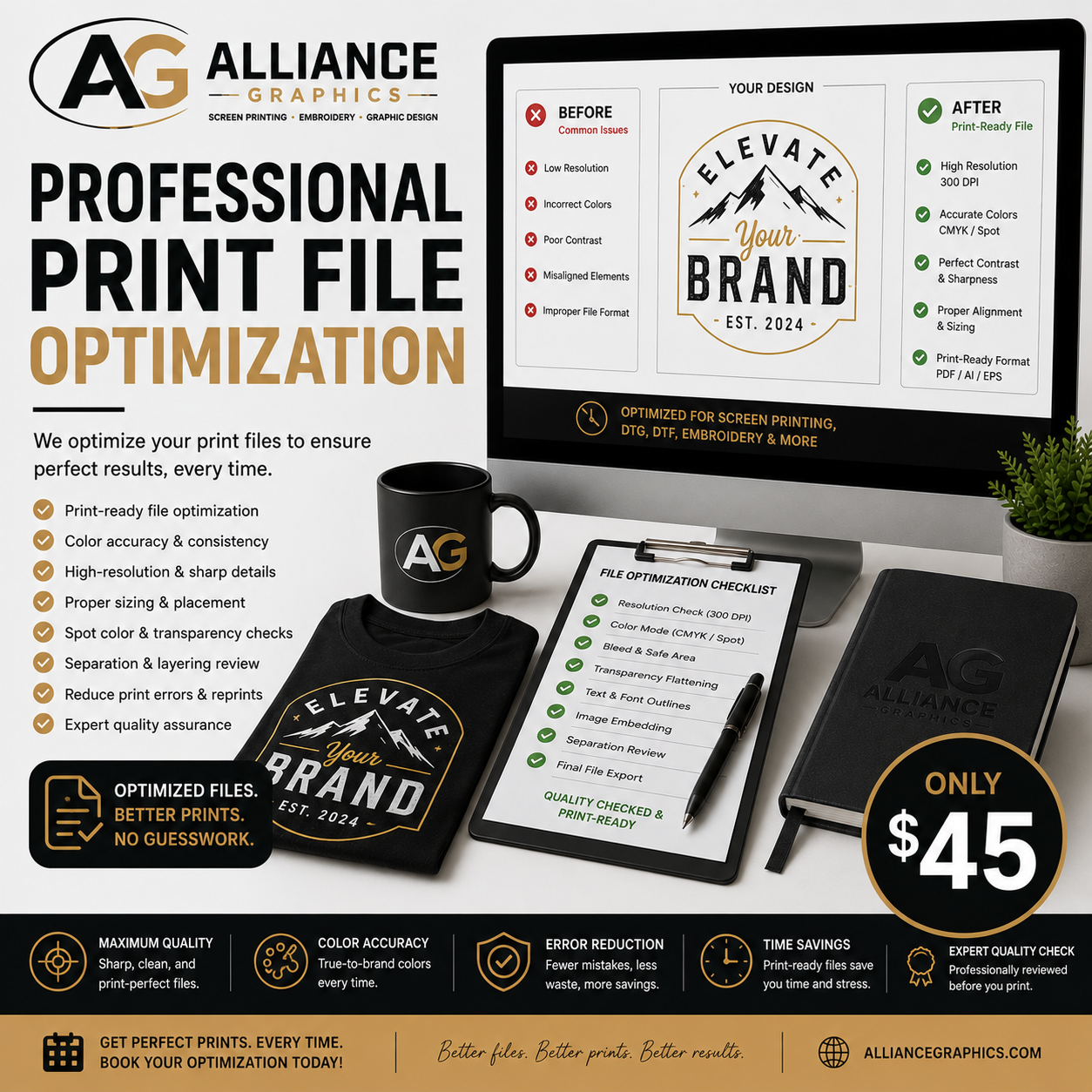 Professional Print File Optimization